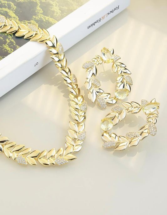 Russian Leaf Necklace